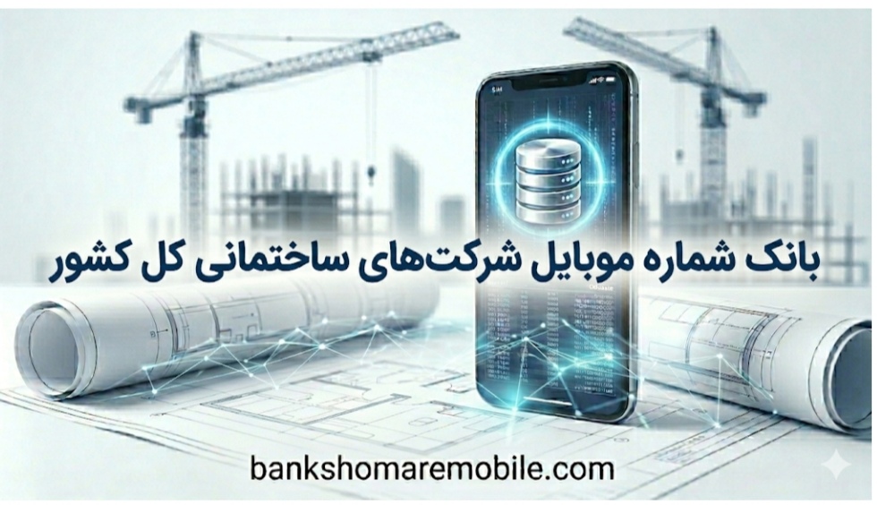 فروش و بازاریابی از طریق بانک شماره موبایل شرکت های ساختمانی